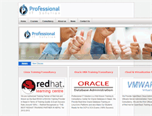 Tablet Screenshot of professionalitsolution.com